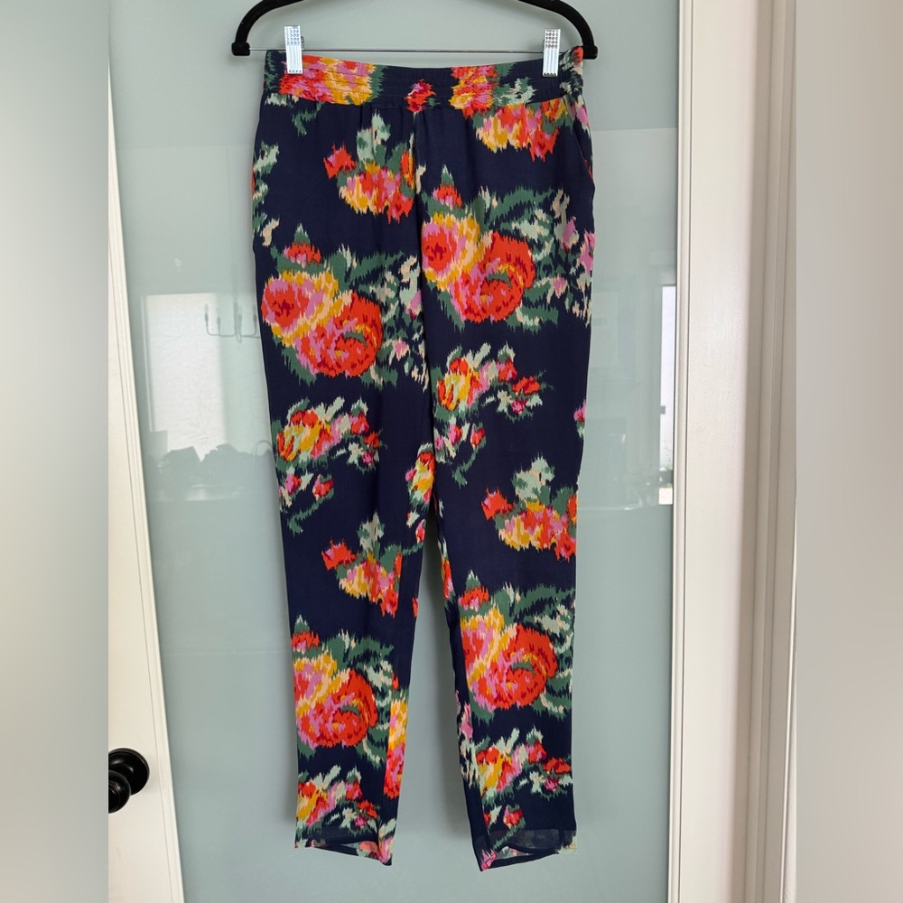 Joei silk floral pants Size XS